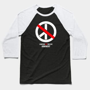 Campaign for Nuclear Armament CND parody Baseball T-Shirt